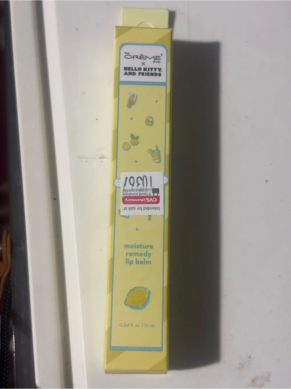Hello Kitty Yellow Lemon Moisture Remedy Lip Balm